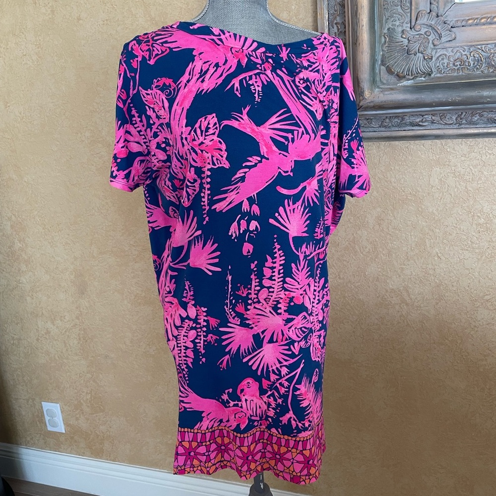 Lily Pulitzer Slip Dress Size XS EUC Pink Blue